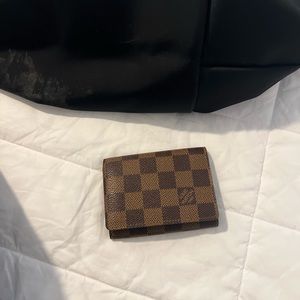 Louis Vuitton card holder in Damien Ebene